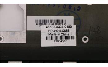 Lenovo 01LX855 MECH_ASM Ccover,BK,KBD GB,CBL,DFN-ZS