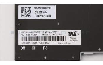 Lenovo 01YN357 NB_KYB FRU COMO FL.CHY,KB-BL,SV,IT