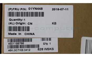 Lenovo 01YN448 NB_KYB FRU COMO FL,LTN,KB-BL,SV,GB