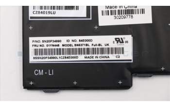 Lenovo 01YN448 NB_KYB FRU COMO FL,LTN,KB-BL,SV,GB