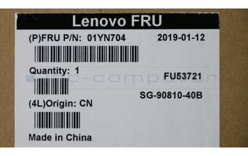 Lenovo 01YN704 NB_KYB FRU COMO NM,LTN,KB,SV,BR