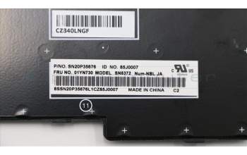 Lenovo 01YN730 NB_KYB FRU COMO NM,LTN,KB,SV,JP