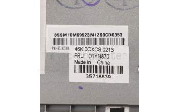 Lenovo 01YN870 MECH_ASM Ccover,SLV,KBD USE,CBL,DFN-ZS