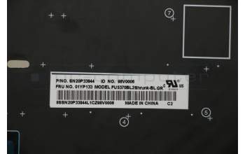 Lenovo 01YP133 NB_KYB FRU COMO SK,LTN,KB-BL,BK,GR