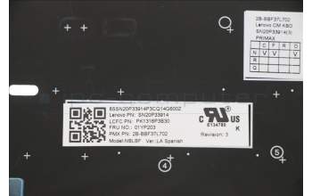 Lenovo 01YP203 NB_KYB FRU COMO SK,PMX,KB-BL,BK,LAS