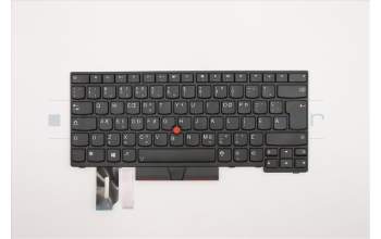 Lenovo 01YP481 Interne Tastatur, Französisch (Kanada), Schwarz, Hintergrundbeleuchtung
