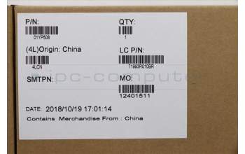 Lenovo 01YP508 Keyboard Internal, UK English, Black, UK