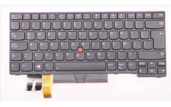 Lenovo 01YP523 Keyboard Internal, Spanish LA, Black, Backlight, UK