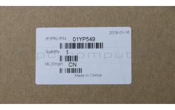 Lenovo 01YP549 Keyboard Internal, US English Euro, Black, Backlight, US