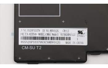 Lenovo 01YP549 Keyboard Internal, US English Euro, Black, Backlight, US