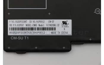 Lenovo 01YP557 NB_KYB FRU COMO FL,SRX,KB-BL,BK,CFE