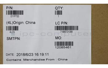 Lenovo 01YP700 FRU: COMO NM, lateinischer Schriftsatz, Tastatur mit Hintergrundbeleuchtung, BK, NEIN