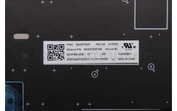 Lenovo 01YP932 NB_KYB FRU COMO SK,LTN,KB-BL,SV,DE