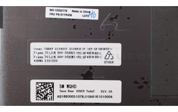 Lenovo 01YR436 MECH_ASM ASM_Case_Rear_Cover_WQHD_SM_SV
