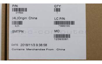 Lenovo 01YR544 MECH_ASM GRP_KBD_Bzl_IL,FPR,BK,CHY