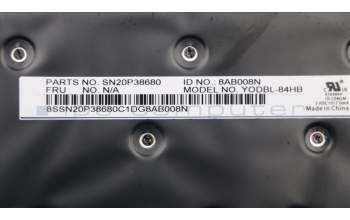 Lenovo 01YR544 MECH_ASM GRP_KBD_Bzl_IL,FPR,BK,CHY