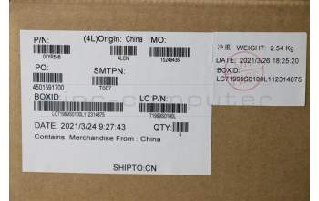 Lenovo 01YR548 MECH_ASM GRP_KBD_Bzl_IT,FPR,BK,CHY