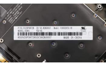 Lenovo 01YR591 MECH_ASM GRP_KBD_Bzl_RU,FPR,BK,SUN