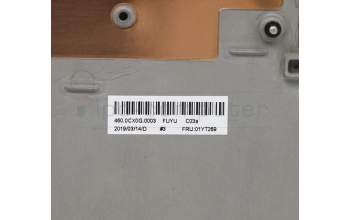 Lenovo 01YT269 COVER BaseCov rib,SLV,w/scr hook rubber