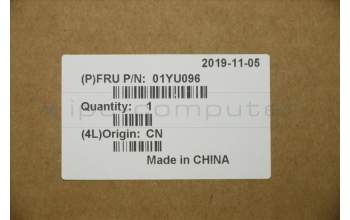 Lenovo 01YU096 MECH_ASM CS16_2BCP,GLASS,BLACK,CHY