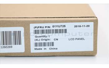 Lenovo 01YU725 FHD A-Cover for P1 IR MIC model with FHD Misc assembly