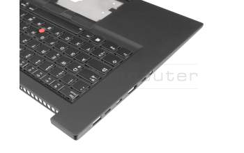 01YU774 Original Lenovo Tastatur inkl. Topcase DE (deutsch) schwarz/schwarz mit Backlight und Mouse-Stick B-Ware