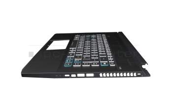 025.901I0.0001 Original Acer Tastatur inkl. Topcase DE (deutsch) schwarz/transparent/schwarz mit Backlight