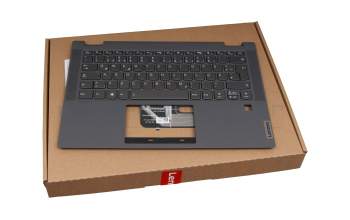 025.901N3.0001 Original Lenovo Tastatur inkl. Topcase DE (deutsch) grau/grau mit Backlight