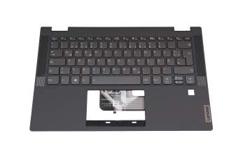 025.901N3.0001 Original Lenovo Tastatur inkl. Topcase DE (deutsch) grau/grau mit Backlight