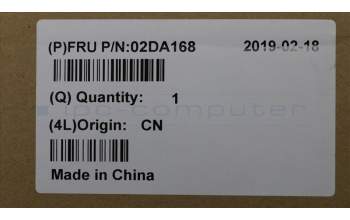 Lenovo 02DA168 Lenovo LCD-Modul MECH_ASM Touch ASM LGD+Mutto FHD W/Cam