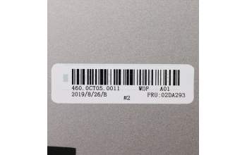 Lenovo 02DA293 COVER LCD A cover,CS,Black
