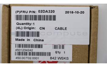 Lenovo 02DA320 CABLE FRU RGB Kamerakabel