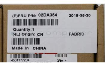 Lenovo 02DA354 MECHANICAL FRU EMI CONDUCT FABRIC SENSOR