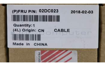 Lenovo 02DC023 CABLE FRU Displaykabel for clamshell LGD