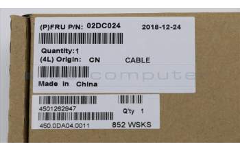 Lenovo 02DC024 CABLE FRU Displaykabel yoga