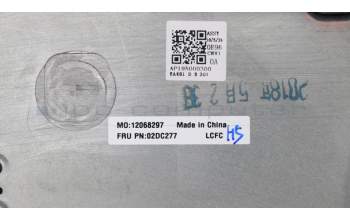 Lenovo 02DC277 Windu 2.0 FRU: Untere Abdeckung Baugruppe für AMD<JC>