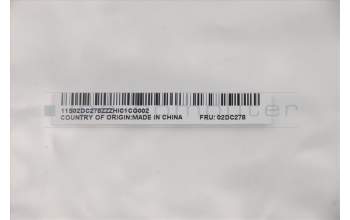 Lenovo 02DC278 BEZEL FRU Bezel assy 2D cam PPS