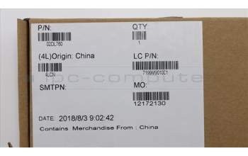 Lenovo 02DL760 MECH_ASM KIT_Mech_Misc
