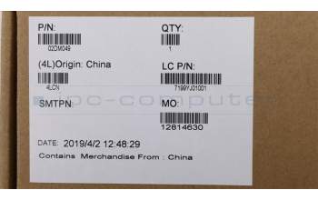 Lenovo 02DM049 COVER FRU COVER E595 D COVER SUBASSY BLK