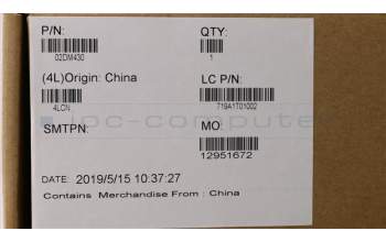 Lenovo 02DM430 COVER FRU COVER C-Cover Sub-ASM w/FPR