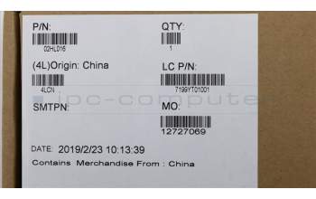 Lenovo 02HL016 MECH_ASM C-Cover,BLK