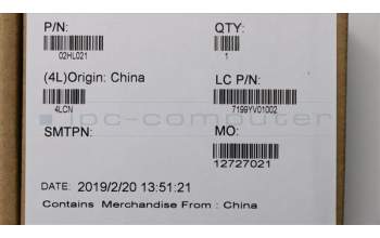 Lenovo 02HL021 Scharnier Scharnier Touch L/R,LH,PPS