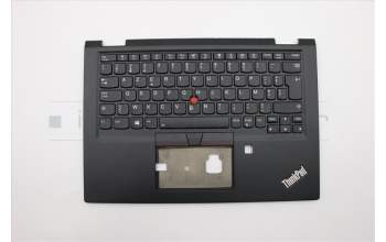Lenovo 02HL653 C-Abdeckung mit Tastatur, Belgisch, Schwarz, Hintergrundbeleuchtung