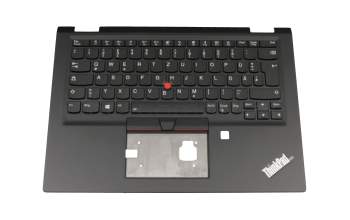 02HL662 Original Lenovo Tastatur inkl. Topcase DE (deutsch) schwarz/schwarz mit Backlight und Mouse-Stick