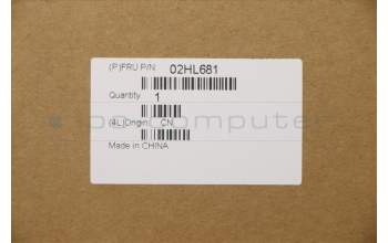 Lenovo 02HL681 C-Abdeckung mit Tastatur, Schwedisch/Finnisch, Schwarz, Hintergrundbeleuchtung