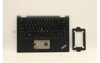 Lenovo 02HL689 C-Cover with keyboard,US English Euro,Black,Backlight