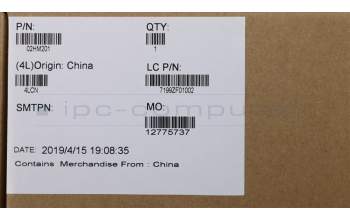 Lenovo 02HM201 C-Abdeckung mit Tastatur, Arabisch, Schwarz, Hintergrundbeleuchtung