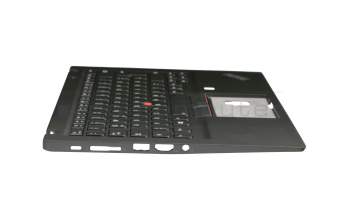 02HM285 Original Lenovo Tastatur inkl. Topcase DE (deutsch) schwarz/schwarz mit Backlight und Mouse-Stick