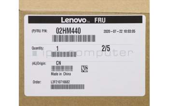 Lenovo 02HM440 C-Abdeckung mit Tastatur, Skandinavien, Schwarz, Nicht_beleuchtet, Fingerabdruck
