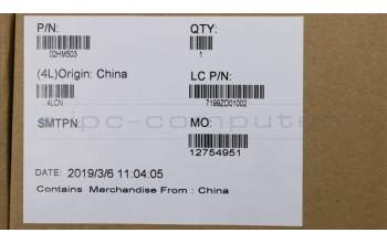 Lenovo 02HM503 Jazz-1 FRU Scharnier kit L/R Silver <SZS>